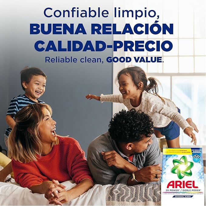 Ariel Powder Laundry Detergent, Original Scent, 211 oz, 132 Loads - Image 4
