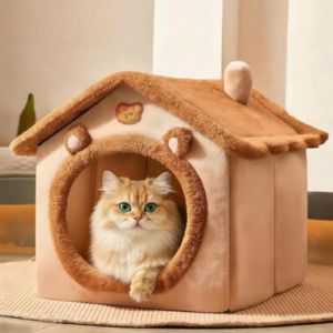Cat Bed Cave Cute Bear Shape Cat Beds
