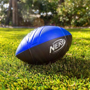 Nerf Pro Grip Football, Blue, Foam Ball