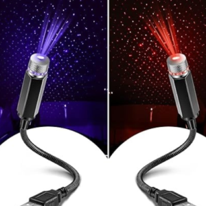 Hortsun 2 Pack USB Star Projector Night Light